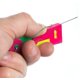 thumbnail image 5 of Ayuda para enhebrar agujas (máquina de coser y manual): 3 enhebradores de agujas automáticos de plástico en verde, amarillo y rosa Vhermosa LKX-0865, 5 of 7