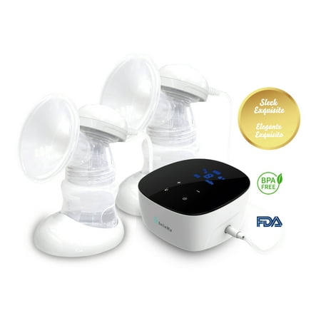 BelleMa Plenitude Double/Single Electric Breast Pump, Innovative 3D Pump System(Patented) / Touch Screen / Cordless / Closed System, FDA Approved and (Best Closed System Breast Pump 2019)