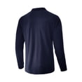 thumbnail image 4 of Bellella Hauts pour Hommes Polo à Col Rabattu Manches Longues Blouse Coupe Régulière T-Shirt Colorblock T-Shirts Hommes Gris 2TG, 4 of 5