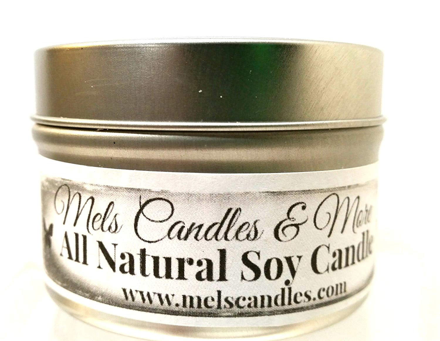 4oz All Natural Soy Candle Tin Approximate Burn Time 36 Hours Christmas Tree 