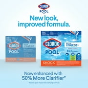 Clorox® Pool&Spa Swimming Pool Shock XTRABLUE® Plus™ Granules, Kills Bacteria & Algae in Swimming Pools, Swim-Ready in 15 Minutes, (12-Pack)