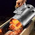thumbnail image 3 of OIUR Charcoal Chimneys Starter Extra Large Capacity Small Chimneys with Wooden Handle for Charcoal Grill And BBQ, 3 of 7