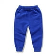 thumbnail image 1 of Odeerbi 1-10 Años Niños Niñas Algodón Pantalones Workout Athletic Deportes Jogger Pantalones Color Sólido Cintura Elástica Casual Joggers, 1 of 5
