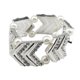 thumbnail image 3 of Boda nupcial plata / oro and rosa perla elástica con de imitación brazalete Plateado, 3 of 8