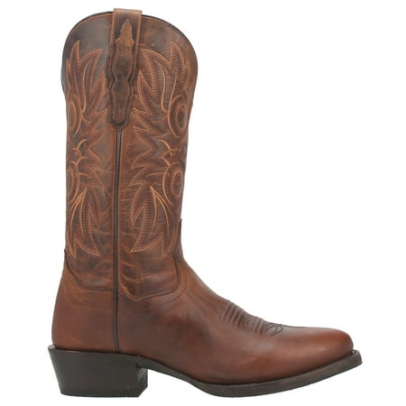 Dan Post Boots Mens Cottonwood Embroidered Round Toe Cowboy Mid Calf Boots