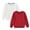 Red, variant on Odeerbi Toddler Boys Girls 2 PCS Cotton Crewneck Sweatshirts Fall Winter Pullover Sweatshirt Toddler Kids Cute Solid Color Long Sleeve Top Sweatshirts Toddler Clothes Yellow