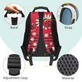 thumbnail image 4 of Yuyamidu Ladybug Daisy Backpack for Girls 8-12 Cool Soccer Bookbag and Lunch Box Set for Kids Elementary Middle School Bag with Water Bottle Holder for Girls Teens, 4 of 8