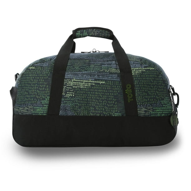 TOTTO Maleta Deportiva - Bolsa de Viaje | Mediana | con Asa y Correa de Hombro Removible ACTIVE M verde oscuro M