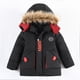 thumbnail image 3 of Gibobby Chamarra niñoChaqueta de invierno para niños, abrigo con capucha, para niños, ropa de abrigo, chaqueta, abrigo y chaqueta para niños(Negro, 4 Años), 3 of 5