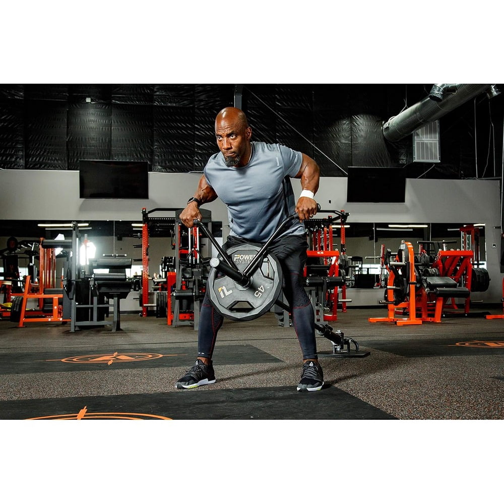 Power Systems Landmine Training Station + Weight Base - Olympic Bar Compatible - Portable Use