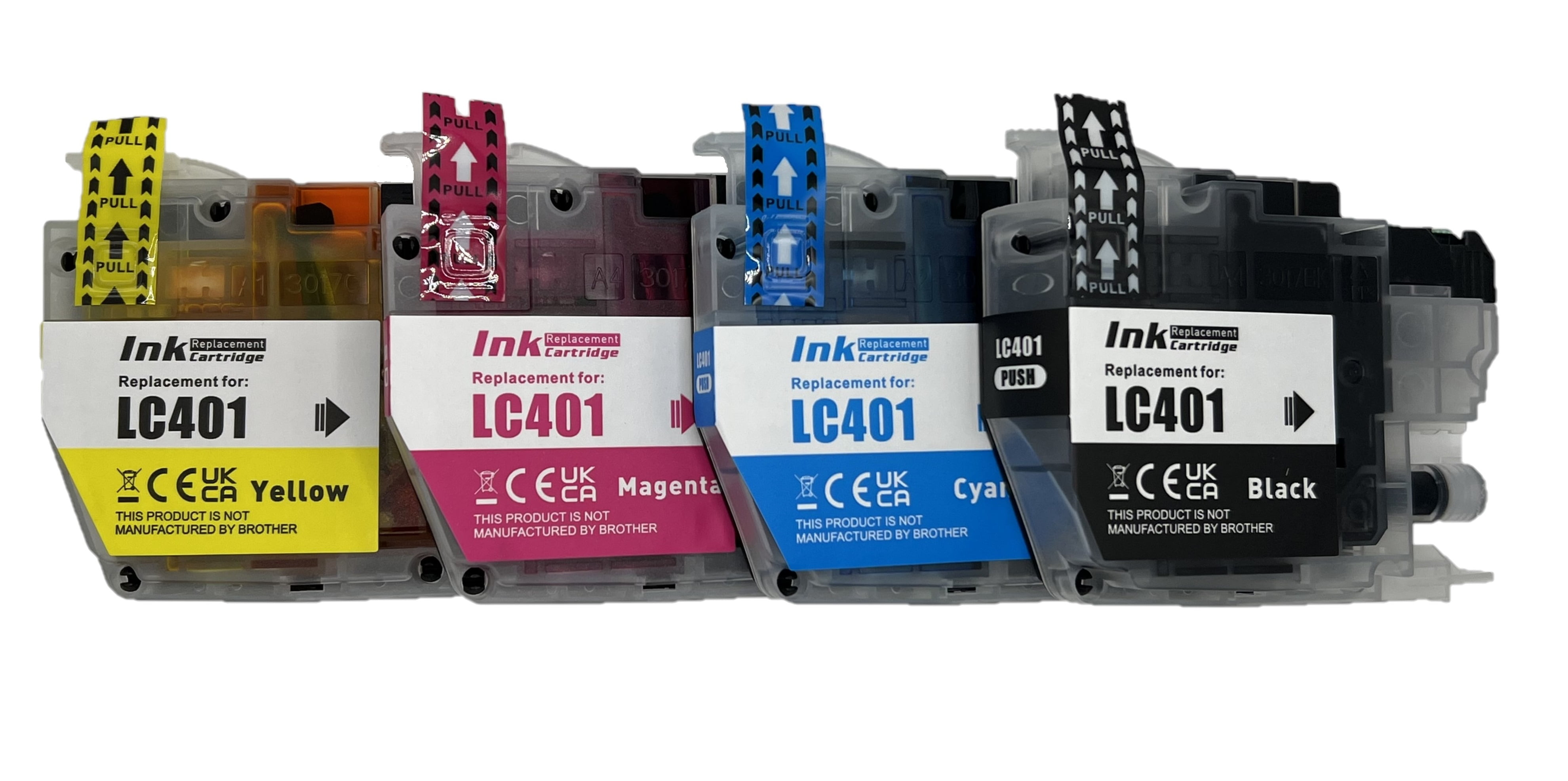 Replacement LC401 Ink Cartridge LC 401 Compatible for Brother MFC