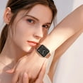 thumbnail image 3 of BandPlus Silicone Band with Flower for Apple Watch Series 10 46mm Women Girls,Soft Silicone Replacement Sport Strap Wristband for iWatch Series 10 46mm, Brown, 3 of 6