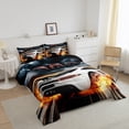 thumbnail image 3 of Erosebridal Teens Racing Car Comforter Sets Queen Size,Extreme Sports Bedding Queen Comforter Set,Fast Car Decor,Reversible,Ultra Soft,3-Piece, 3 of 8