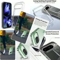 Compatible with Pixel 10 Pro XL Case [AntiYellowing] Ultra Thin Slim Shockproof Crystal Clear Cases Soft TPU Cover Full Protective Bumper Phone Case for Google Pixel 10 Pro XL