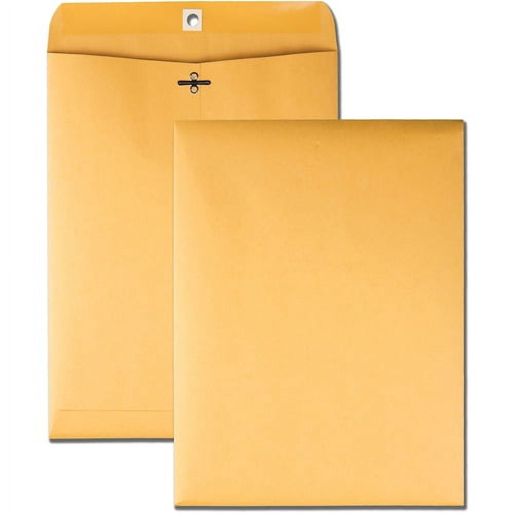 Quality Park Clasp Envelopes, 9" x 12", Brown, Box Of 250