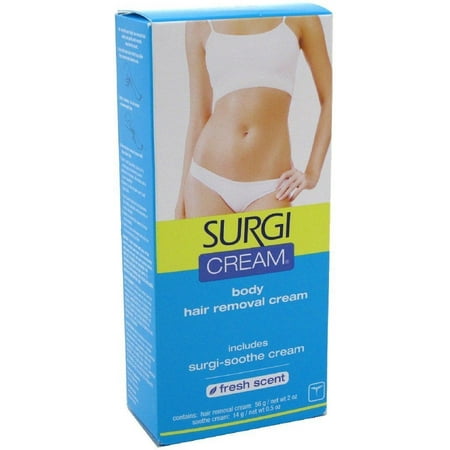 SURGI-CREAM Body Hair Removal Cream, Fresh Scent 2 (Best Hair Removal Cream For Legs 2019)