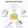 thumbnail image 5 of Kdxio Chamomile And Ladybug File Tote Document Bag Business Briefcase Bag Document Organizer Tote Briefcase for Letter A4 Files Business Teacher Office Bag, 5 of 8