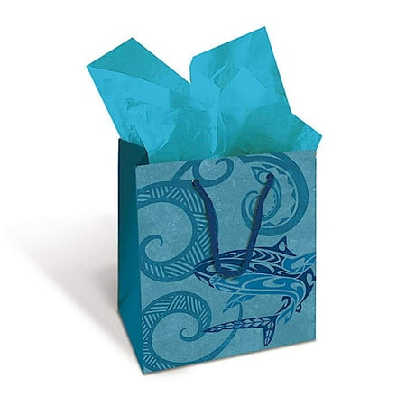 Island Heritage Hawaiian Mini Gift Bag 6 Pack Tribal Shark
