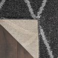 thumbnail image 6 of Nourison Shangri-La Modern Trellis Charcoal/Light Grey 8' x 10' Area Rug, (8' x 10'), 6 of 9