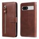 thumbnail image 1 of Estuche de Cuero PU con Cierre para Google Pixel 7A , Funda Protectora con Billetera y Correa, 1 of 6