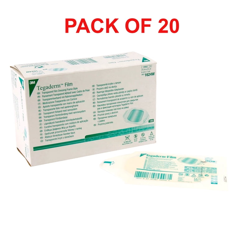 Tegaderm, Transparent Film Dressing, 1624W, Waterproof Sterile