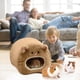 thumbnail image 5 of Cama cálida para hámster y rata, cabaña de lana con cojín, hamaca colgante, bonito nido de juguete para Mini Animal PEQUEÑO, 5 of 7