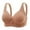 Brown, variant on Viikei Bras for Women Plus Size Woman's Embroidered Glossy Comfortable Breathable Bra Underwear No Rims