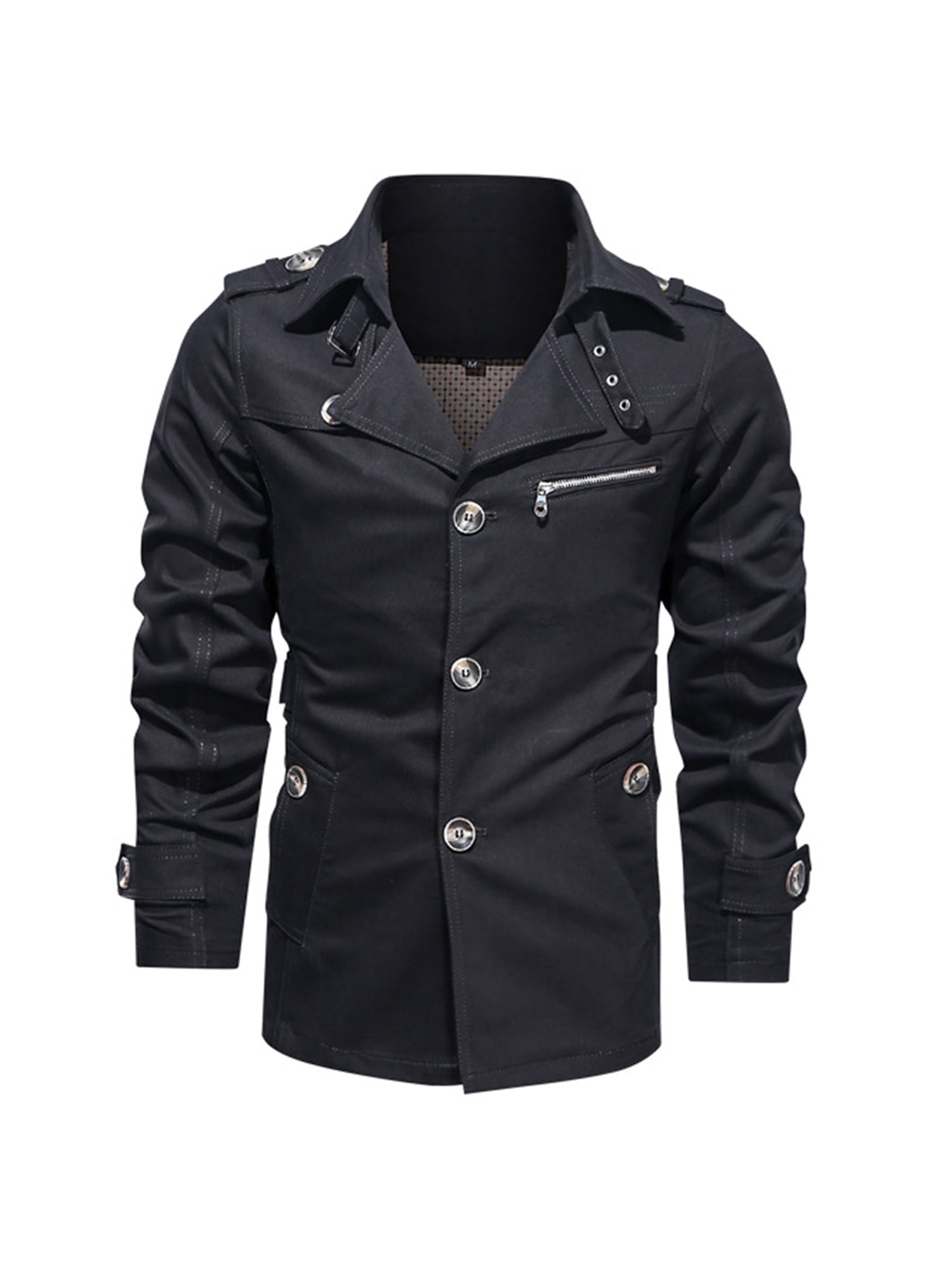 Men's Tactical Military Cargo Jacket Cotton Coat Plain Bomber Jackets Outerwear - Walmart.com