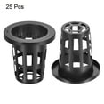 thumbnail image 3 of Uxcell Garden Slotted Mesh Cups Hydroponic Net Pots Plastic 1.75 Inch, Suitable for Planting, Black 25pcs, 3 of 5