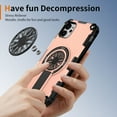 thumbnail image 3 of Dteck Magnetic for iPhone 11 Case, Compatible with MagSafe, Military Grade Dropproof with Invisible Stand Dual Layer Shockproof Phone Cover for iPhone 11,Rosegold, 3 of 6