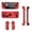 red, variant on Protective Case Cover Compatible for Steam Deck, Silicone Game Console Shell Shockproof Protection Cover Sleeve Handheld Anti-fall Game Console Storage Box(Sold without manufacturer warranty)
