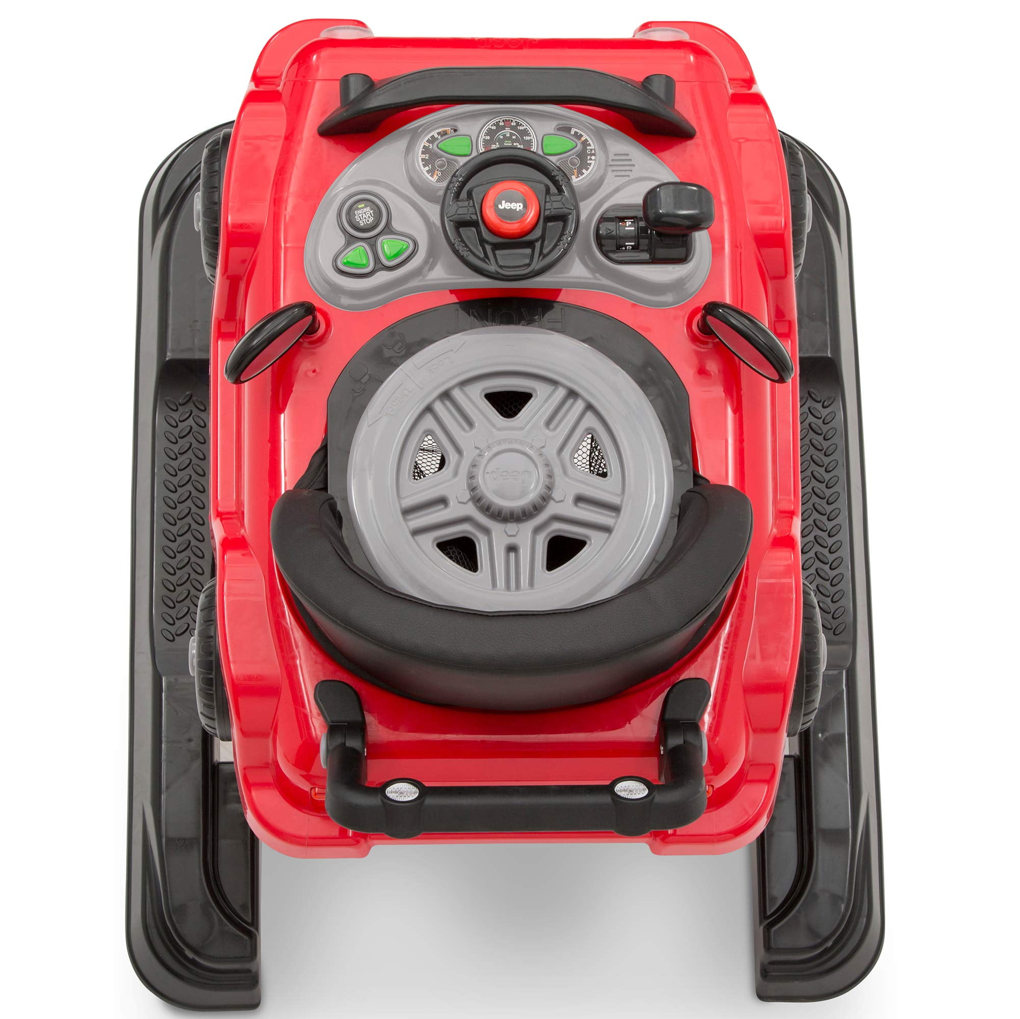 Jeep Classic Wrangler 3-in-1 Grow With Me Walker, Red
