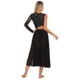 thumbnail image 2 of Manyakai Costumes de Danse Lyrique Moderne pour Femmes Robe Maxi Sans Manches en Tulle Noir TG, 2 of 6