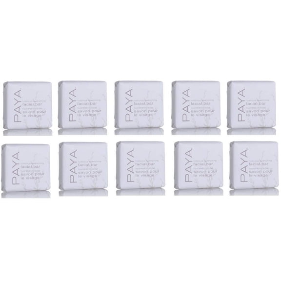 PAYA Organics Facial Bar Soap, 1 Ounce - Set of 10