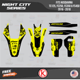 thumbnail image 4 of Kalair GFX Graphics Kit for Husqvarna TC125, TC250, FC350 and FC450 (2016-2018) Night-city Series, 4 of 5