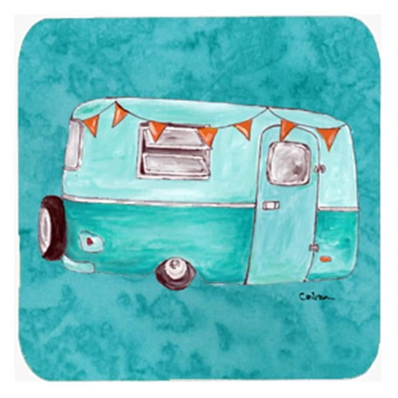 Welcome To The Trailer Foam Coasters, Set Of 4