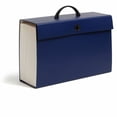 thumbnail image 5 of Smead Portable Expanding File Box, 19 Pockets, Alphabetic (A-Z) and Subject Labels, Legal, Blue (70806), 5 of 5