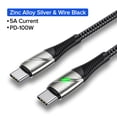 thumbnail image 1 of QOOVI 3M PD 100W USB C a USB tipo C Cable para Macbook Laptop USB-C cargador de carga rápida para Xiaomi Huawei Samsung Cable de carga Tan Jianjun unisex, 1 of 2