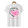 thumbnail image 3 of TINZ Cancer Shirt Women Cancer Shirts Ribbon Cancer Awareness Rainbow T Shirts Cancer Short Sleeve Tops Log Sleeve T Shirts for Women Set Shirt for Women Walking T Shirts Women, 3 of 4