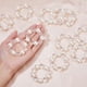 thumbnail image 3 of 12 anillos para servilletas con cuentas de perla, porta servilletas de boda con perlas de imitación, hebillas de servilleta con cuentas transparentes, 3 of 7
