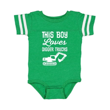 

Inktastic Shovel Truck Boys Construction Digger Gift Baby Boy Bodysuit