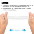 thumbnail image 4 of Uxcell 25 Yards 0.8 Inch Elastic Sequins Trim Flat Sequin Strip Paillette Fabric Ribbon for Crafts DIY Fringe Sewing White, 4 of 7