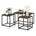 thumbnail image 4 of Pemberly Row Engineered Wood Living Room Table Set in Columbia Walnut, 4 of 6