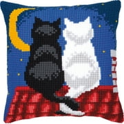 Vervaco Cross Stitch Cushion Kit Cats in the Night PN-0008598