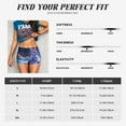 thumbnail image 3 of KLL Cloud Cute Rabbit Pattern Workout Shorts for Women Scrunch Short Gym Yoga Running Sport Active Exercise Fitness Shorts, 3 of 5