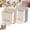 Gray+Beige, variant on Folding Hanging Kitchen Waste Trash Can, Touchless Collapsible Garbage Bin with Garbage Bags Storage, 7/10L Load Capacity for Living Room, Kitchen, Bedroom, Bathroom (Beige, 7L)