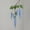 Blue, variant on Artificial Wisteria Vine, Long Plastic Artificial Wisteria Hanging Ornament, Indoor Outdoor Hanging Floral Prop, Decorative Vine for Living Room Garden Wedding and Party