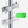 thumbnail image 2 of 18-25mm Universal Shower Head Holder Replacement Shower Holder Bracket Abs Chrome No Drilling Adjustable, 2 of 5