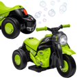 thumbnail image 1 of Qaba Electric Bike, Ride on Bubble Car w/ LED Headlight, Music Green, 1 of 10