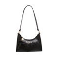 thumbnail image 4 of Bolso de hombro para mujer, bolso informal de PU a la moda para axila, para viajes de fiesta Negro Yuyangstore Bolso de hombro para mujer, 4 of 8